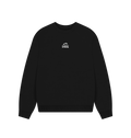 Black Printed Sweater Front