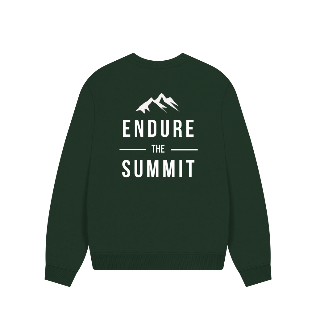Evergreen Printed Sweater Back