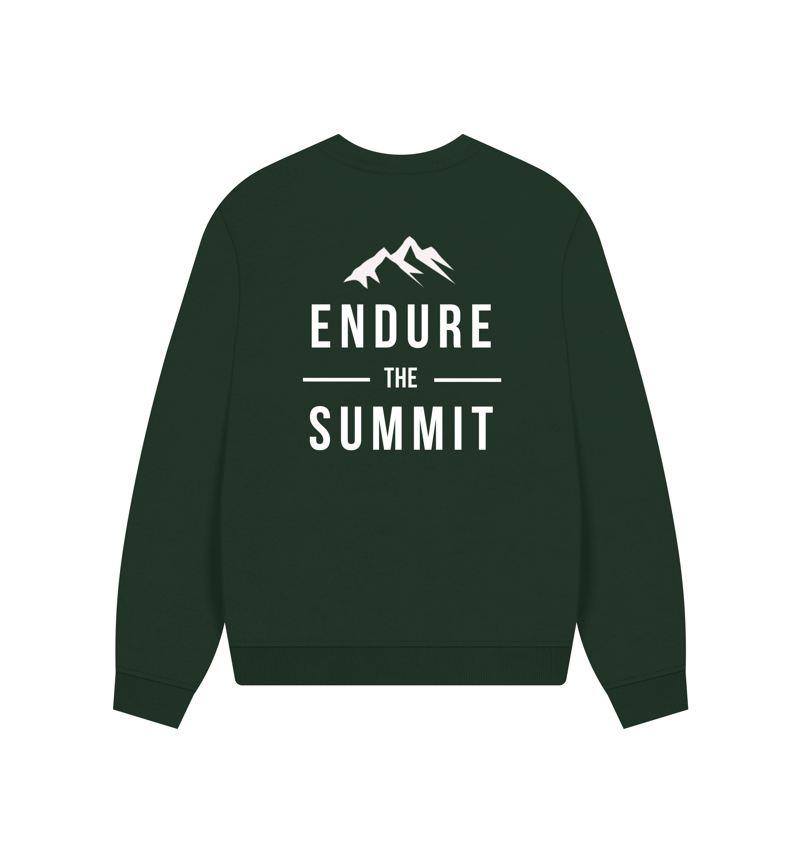 Evergreen Printed Sweater Back