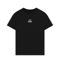 Black Printed T-shirt Front