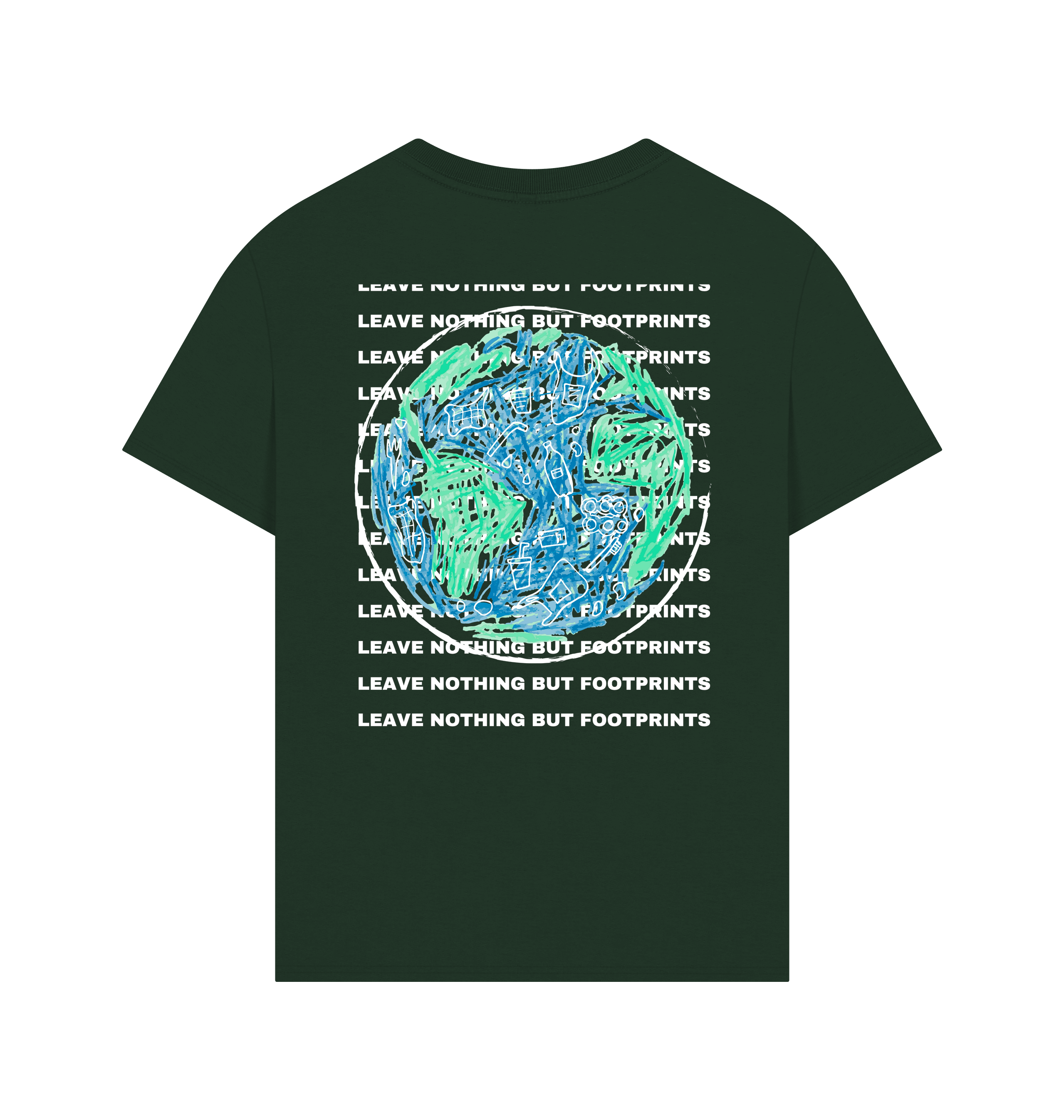 Evergreen Printed T-shirt Back