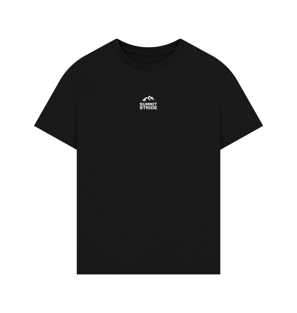 Black Printed T-shirt Front