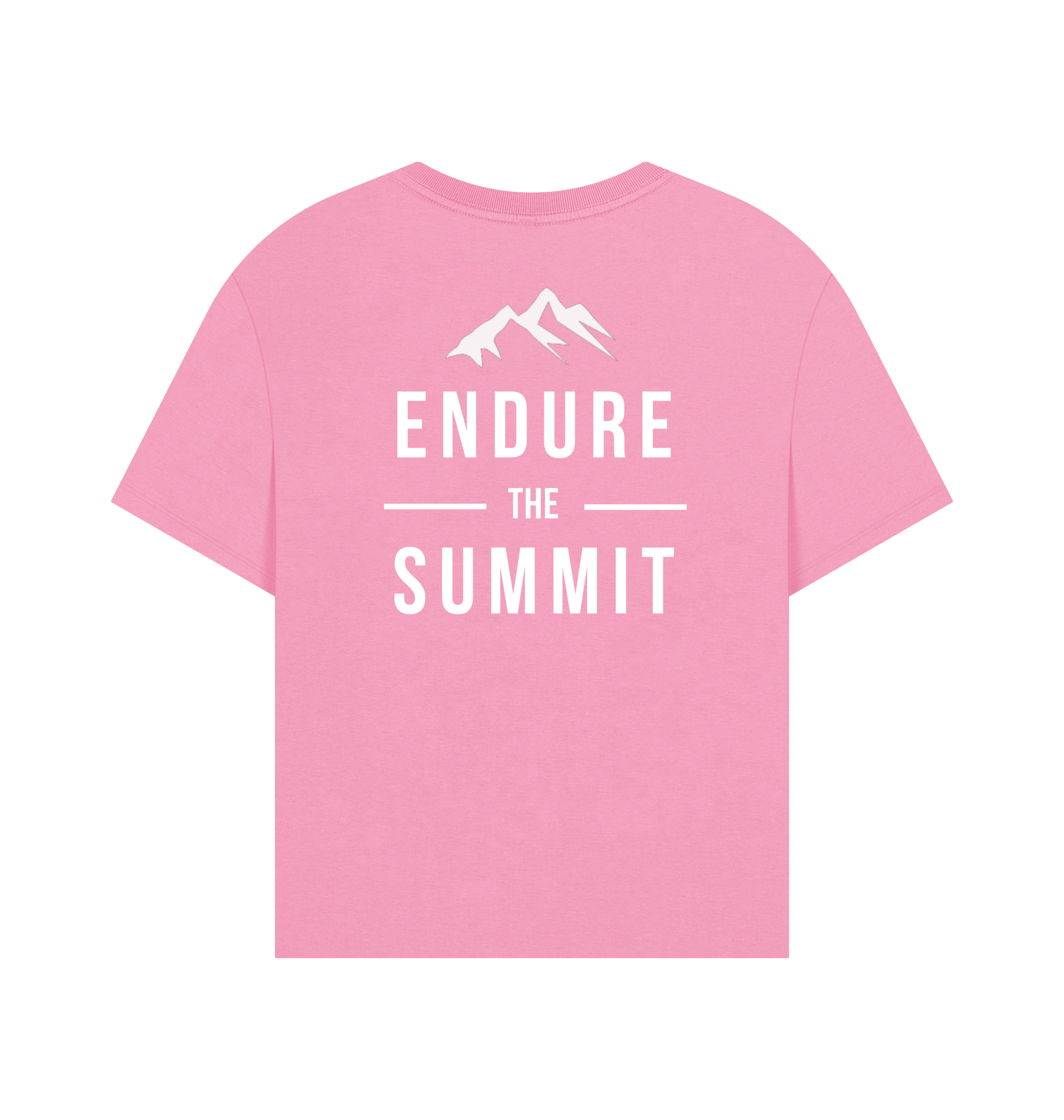 Rose Pink Printed T-shirt Back