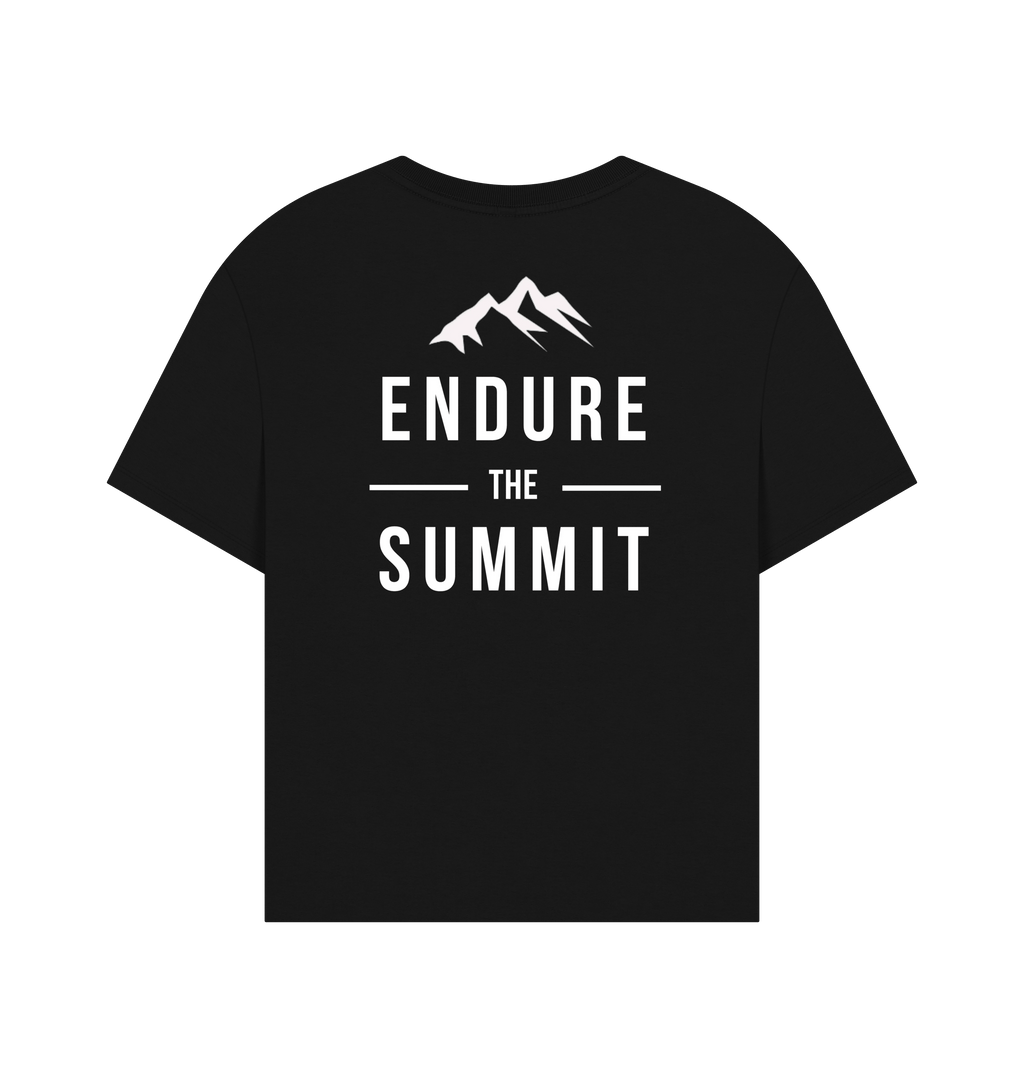 Black Printed T-shirt Back