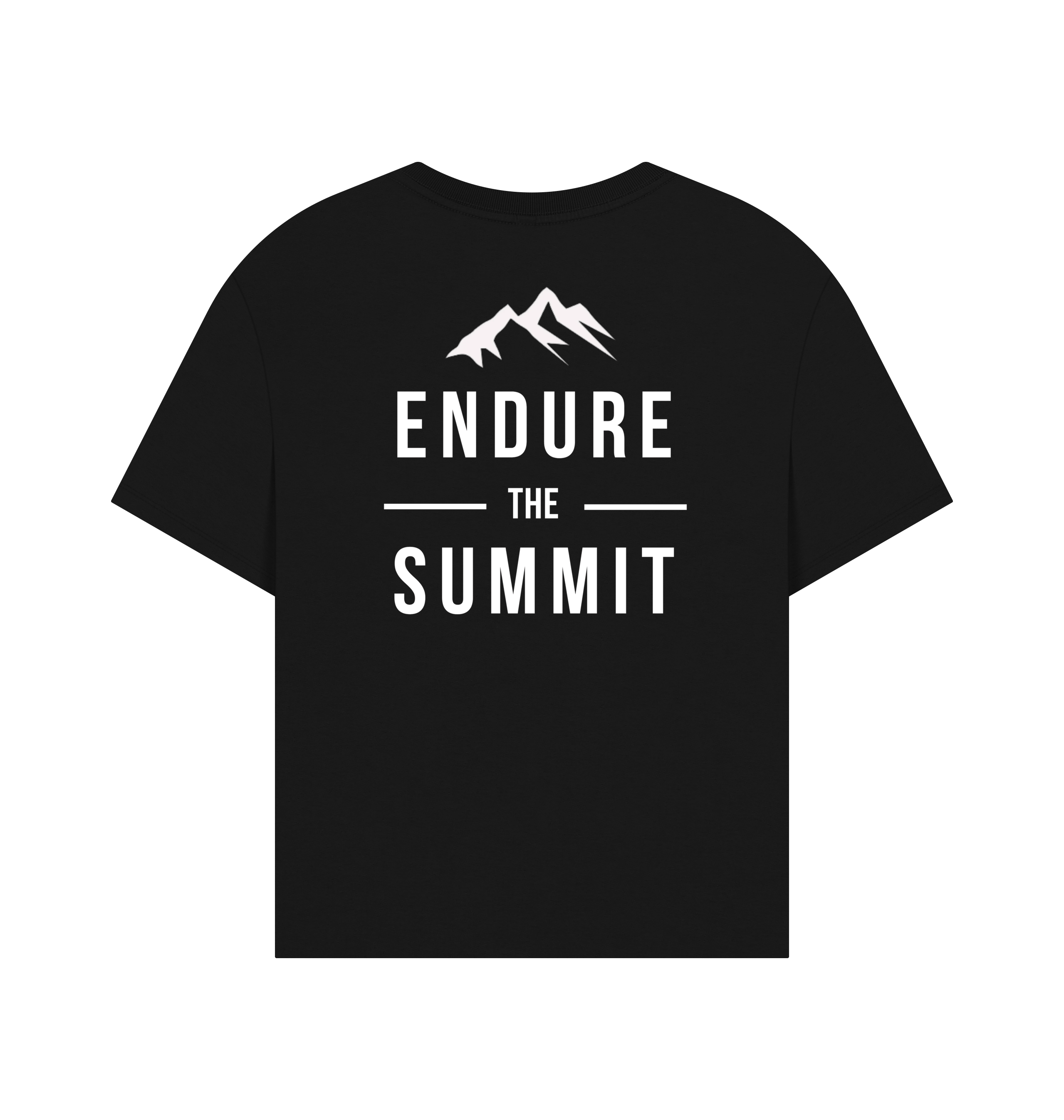 Black Printed T-shirt Back