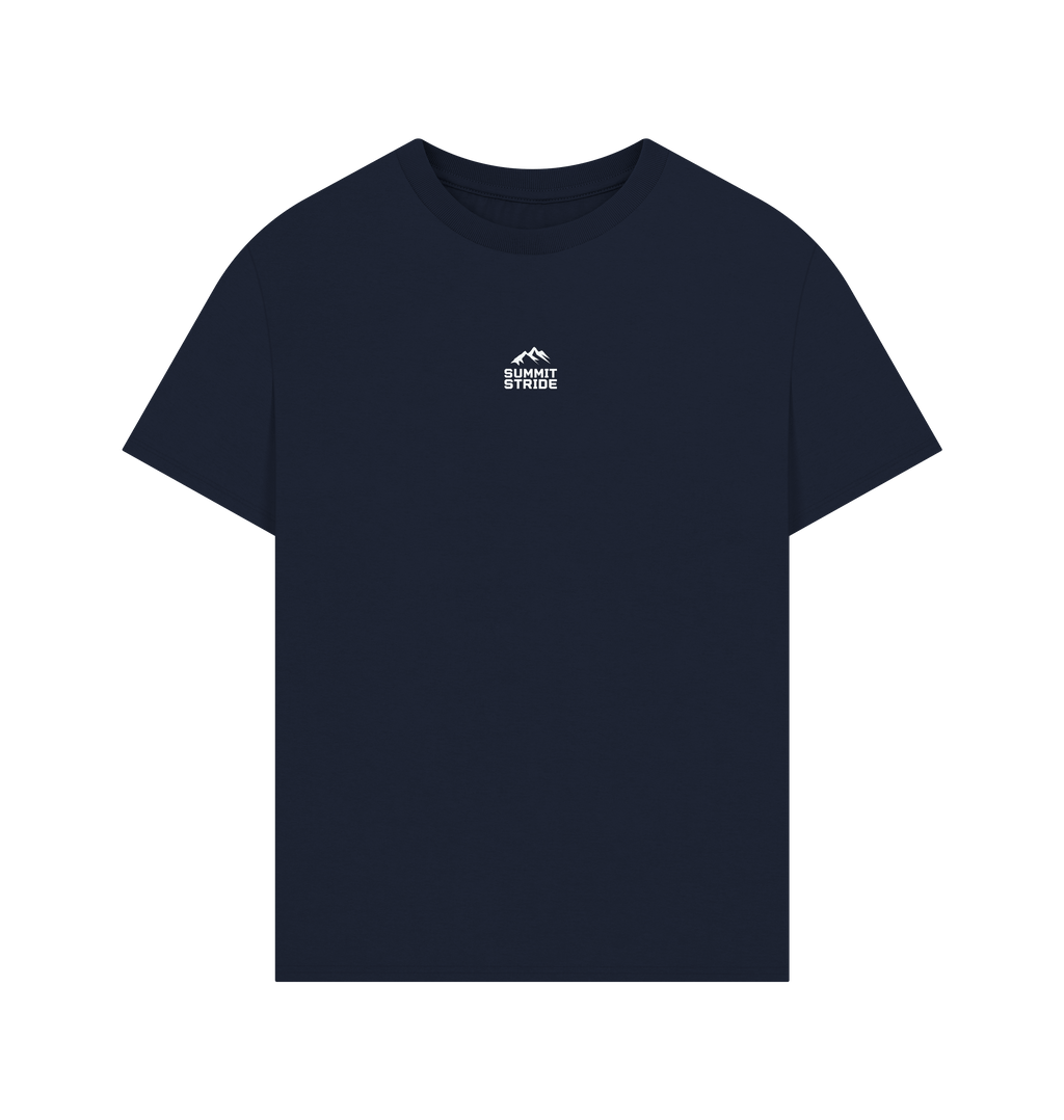 Navy Printed T-shirt Front