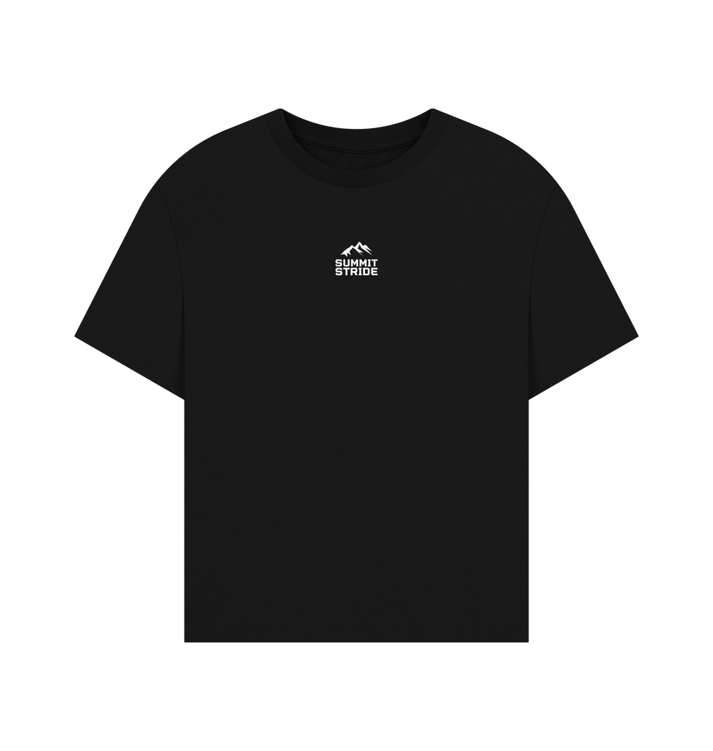 Black Printed T-shirt Front