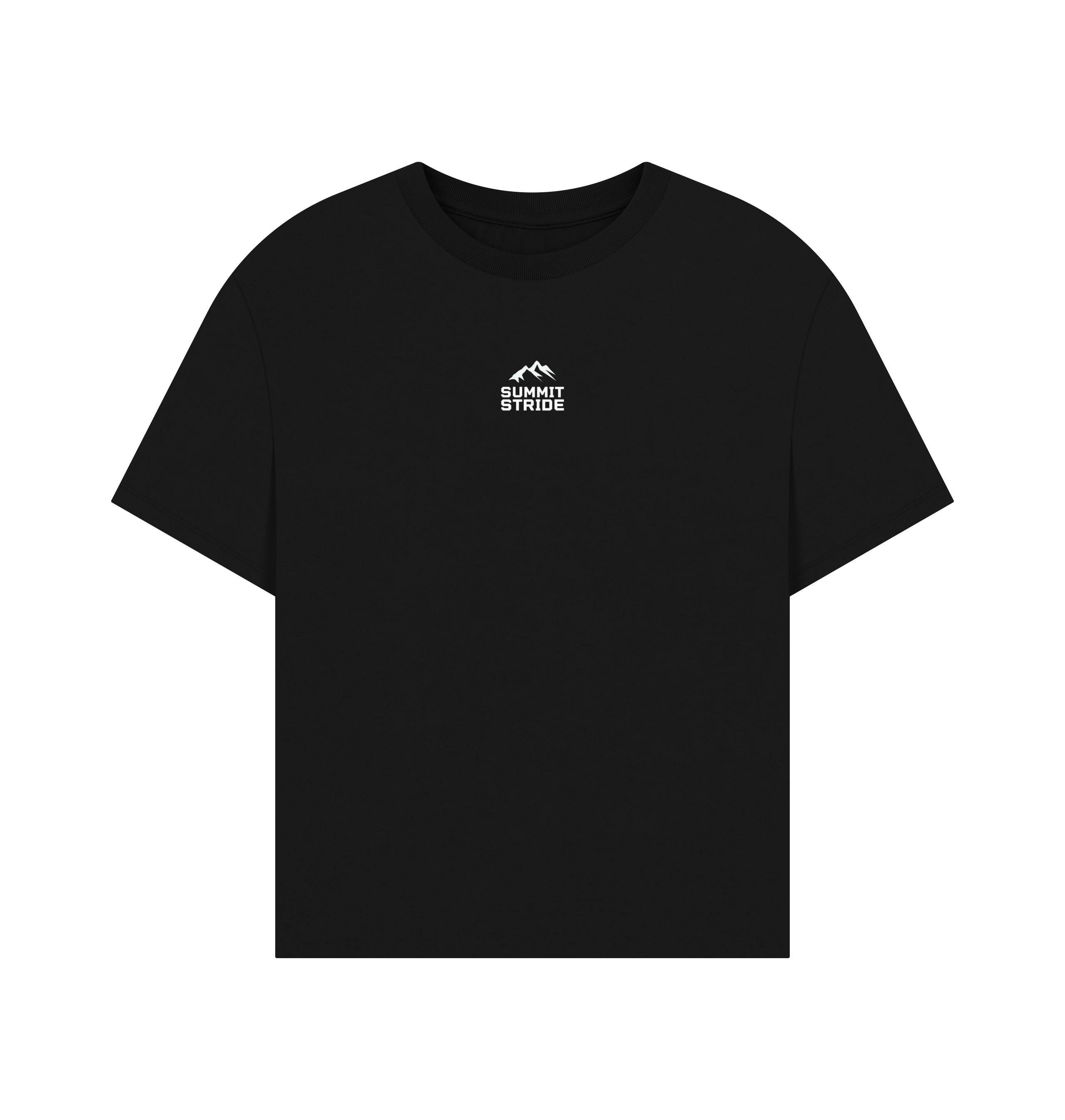 Black Printed T-shirt Front