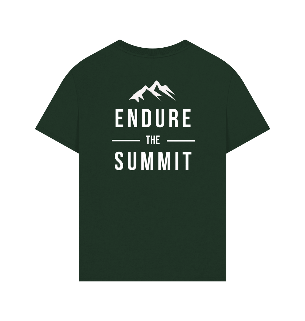 Mens Oversized Endure the Summit T-shirt - Summit Stride