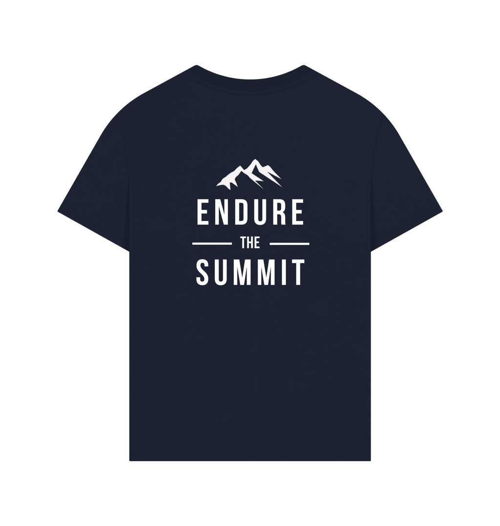 Mens Oversized Endure the Summit T-shirt - Summit Stride
