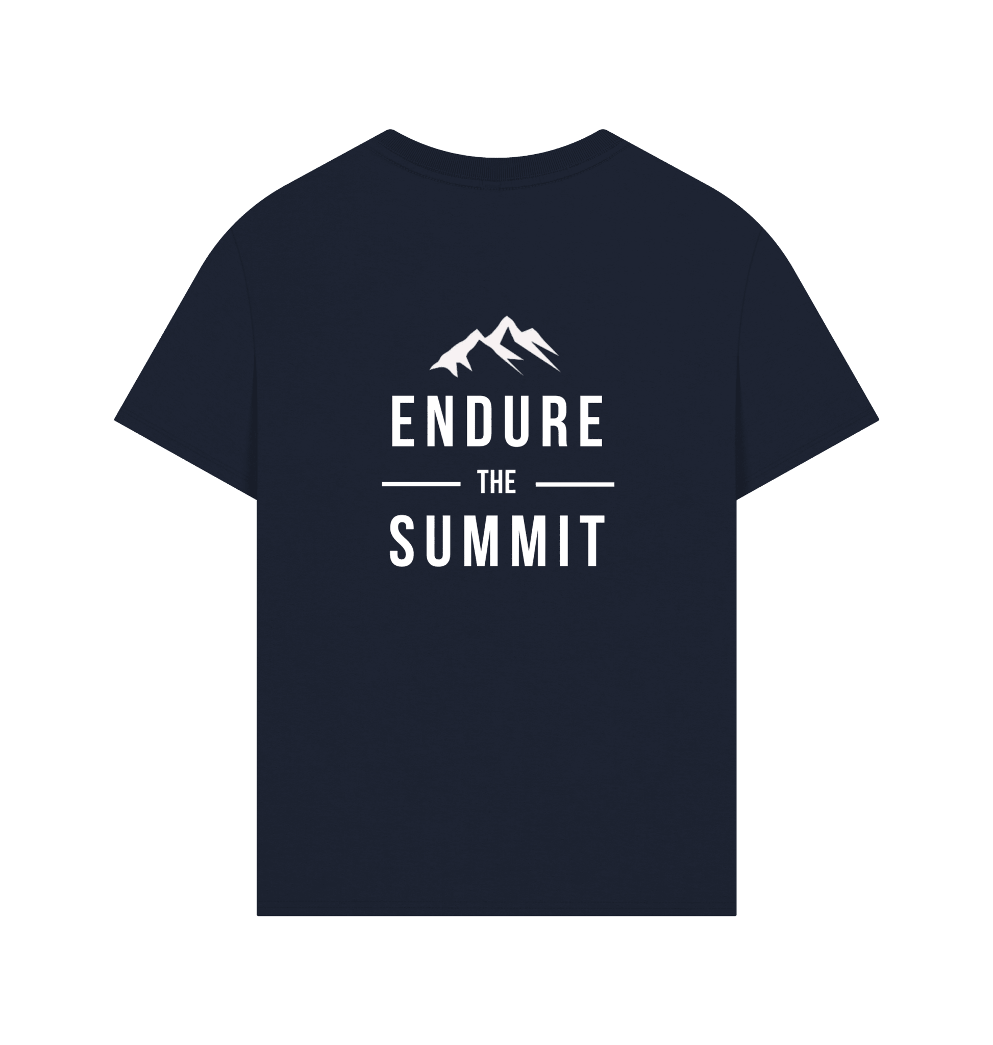 Mens Oversized Endure the Summit T-shirt - Summit Stride