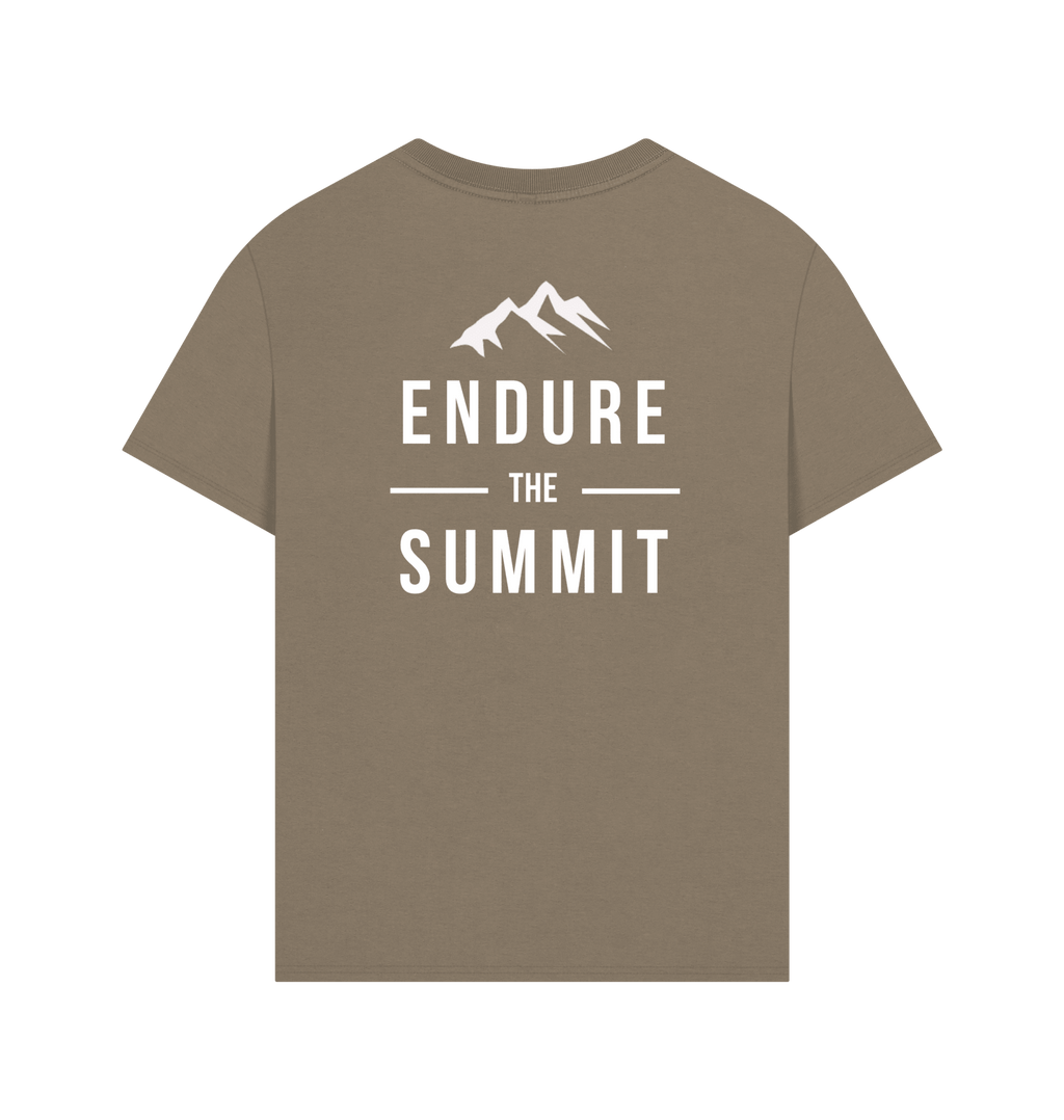 Mens Oversized Endure the Summit T-shirt - Summit Stride