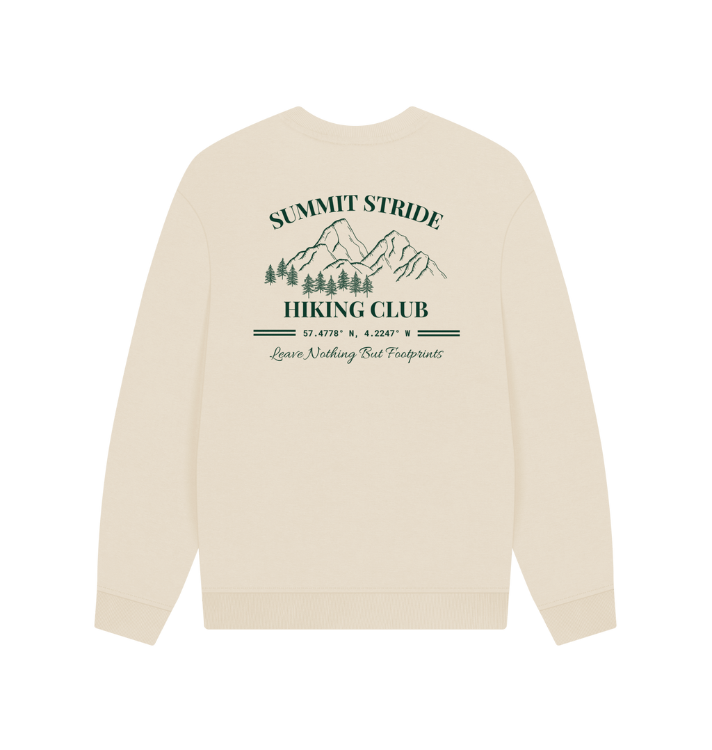Mens Oversized Hiking Club Sweatshirt - Summit Stride