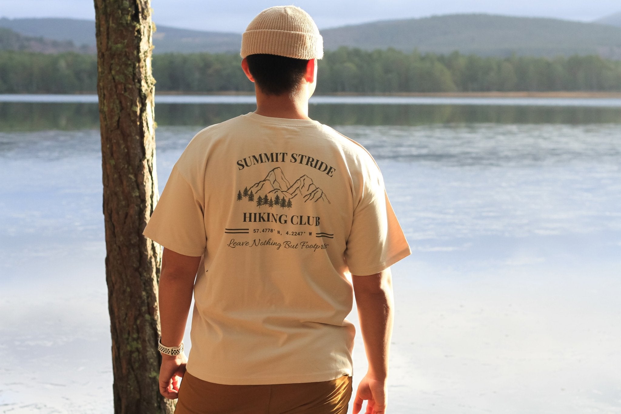 Mens Oversized Hiking Club T-shirt - Summit Stride