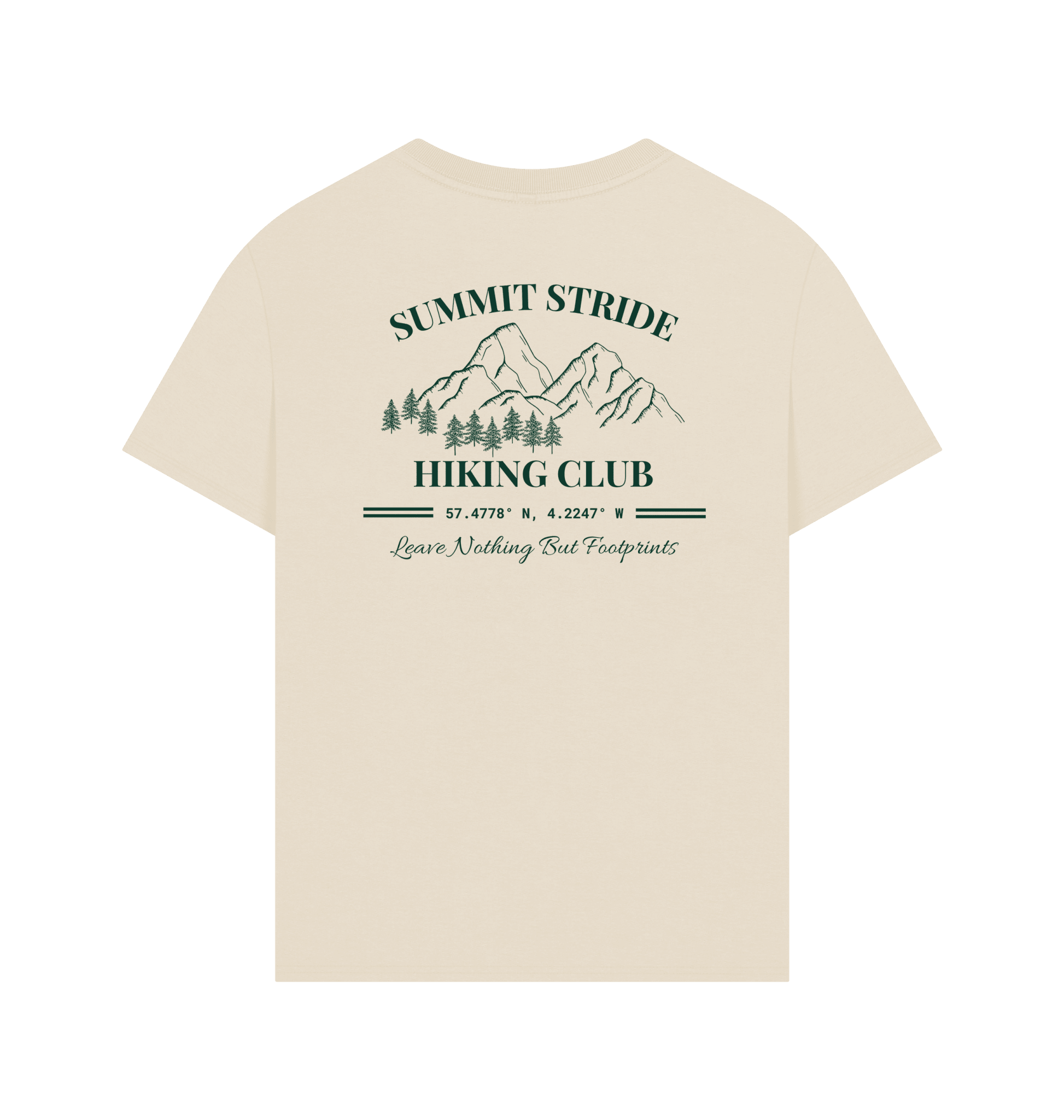 Mens Oversized Hiking Club T-shirt - Summit Stride