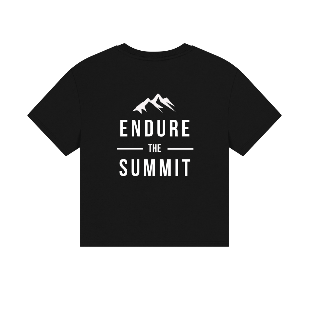 Womens Endure the Summit Boxy T-shirt - Summit Stride