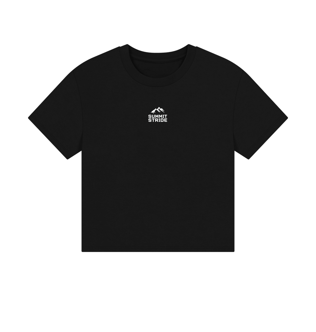 Womens Endure the Summit Boxy T-shirt - Summit Stride