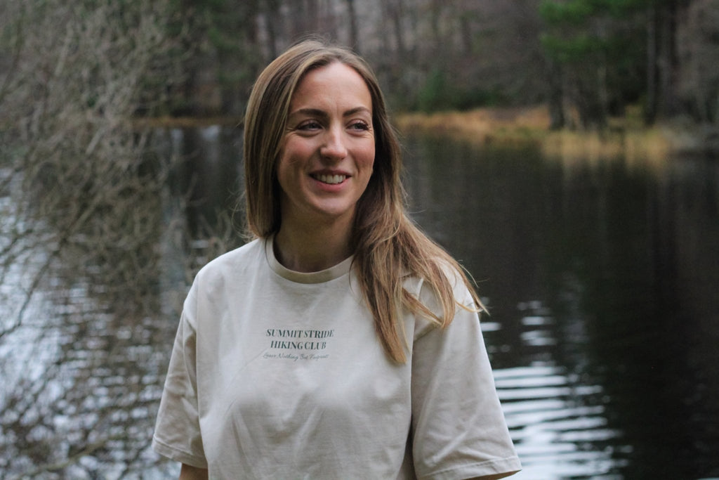 Womens Hiking Club Oversized T-shirt - Summit Stride