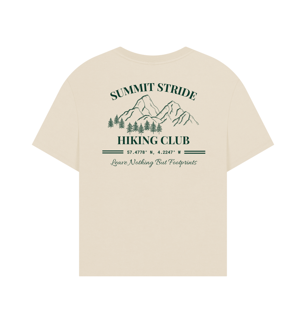 Womens Hiking Club Oversized T-shirt - Summit Stride