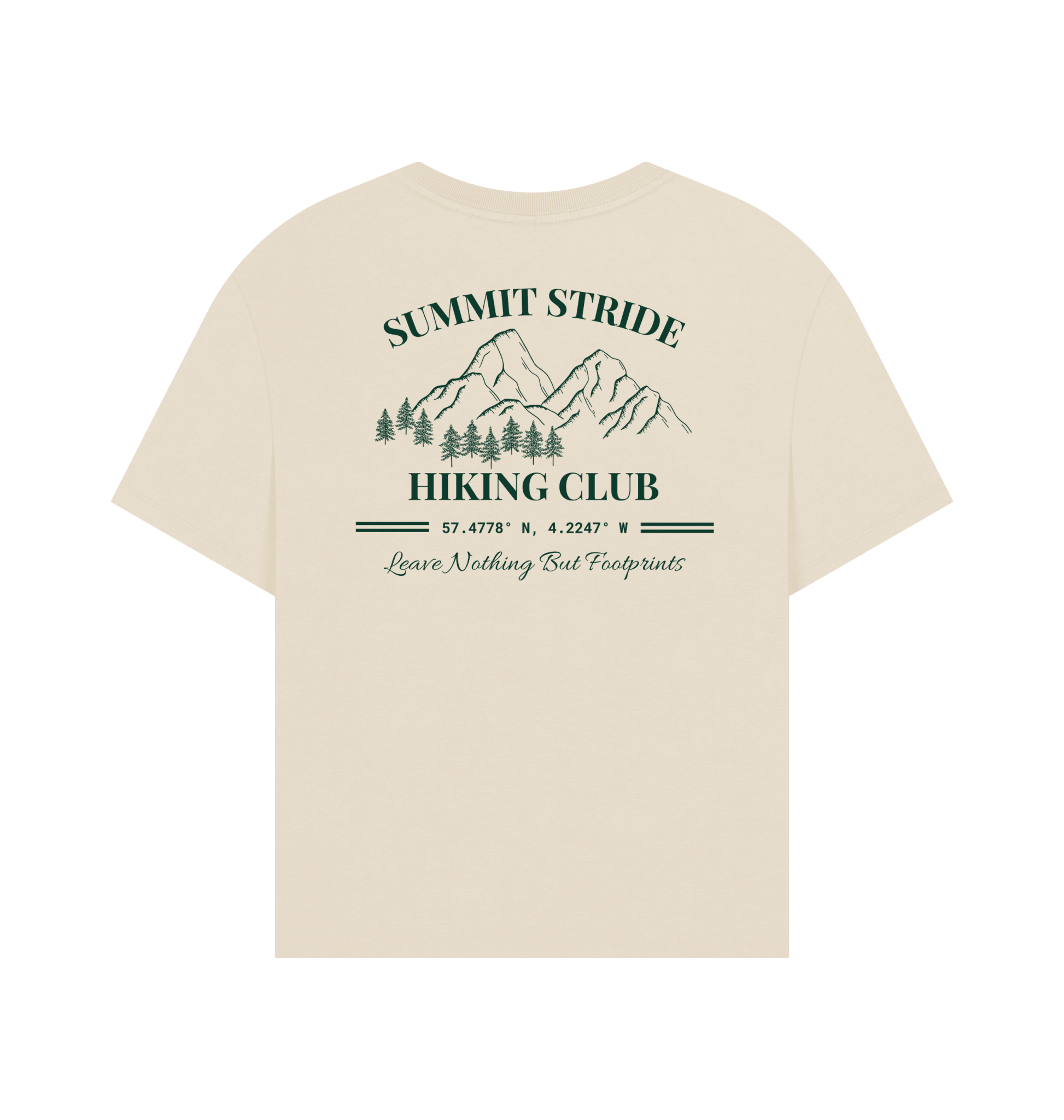 Womens Hiking Club Oversized T-shirt - Summit Stride