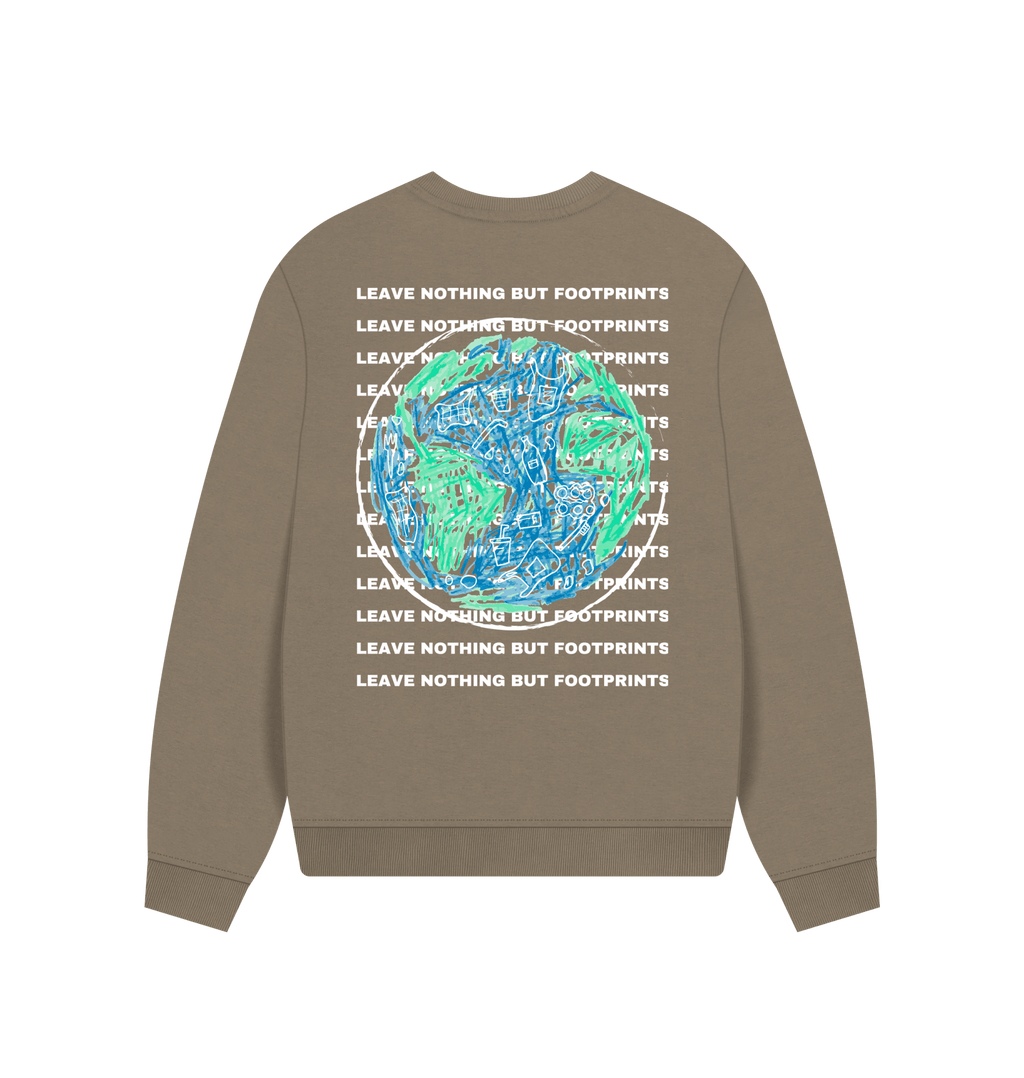 Womens LNBF Oversized Sweatshirt - Summit Stride