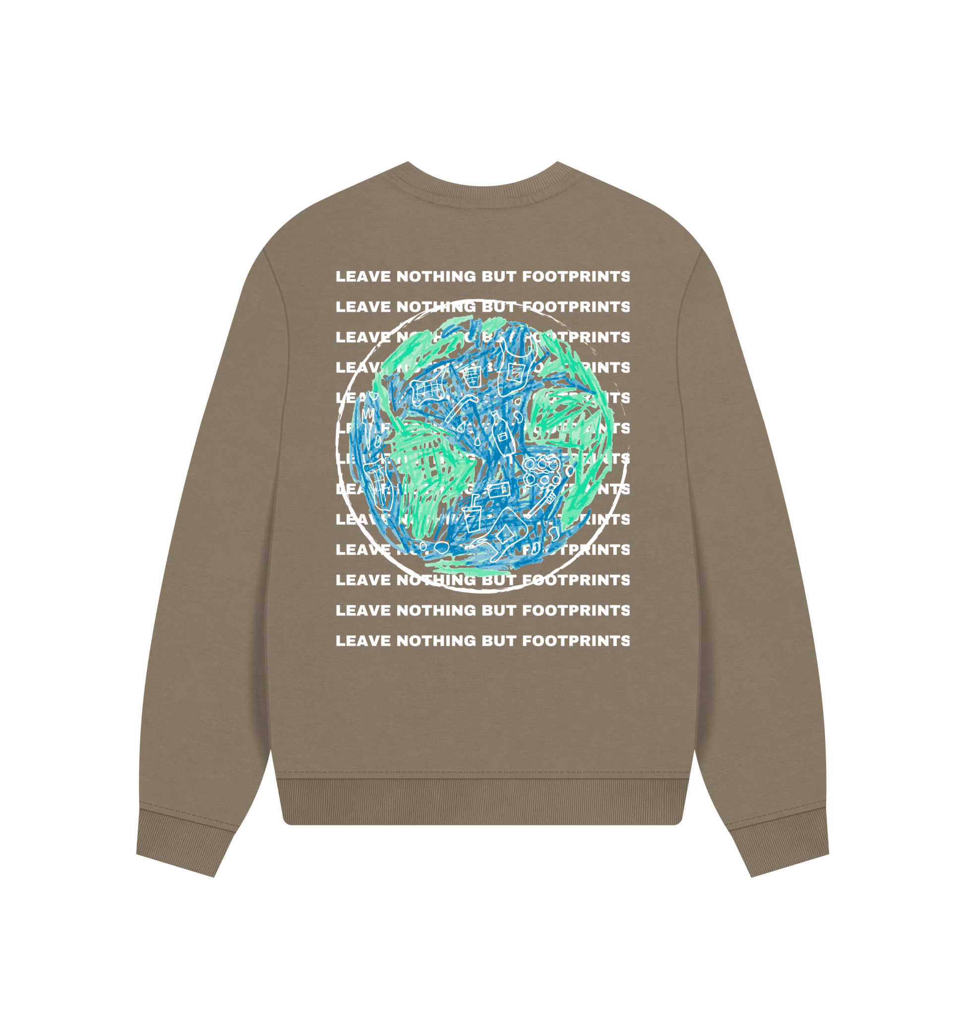 Womens LNBF Oversized Sweatshirt - Summit Stride